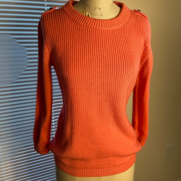Adorable Coral J. Crew sweater - Picture 1 of 5